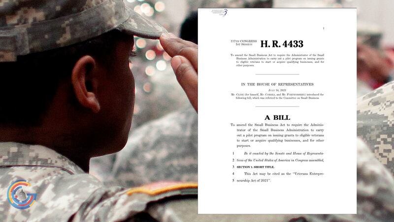 Veterans could get a grant to start their own small businesses under this bill proposal