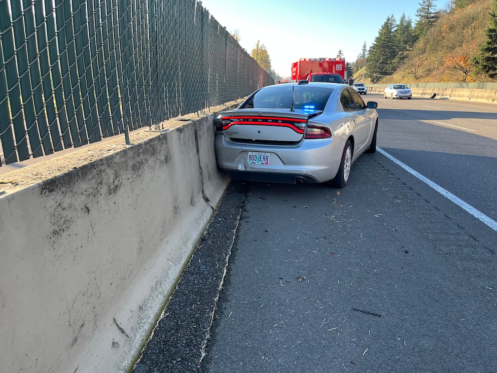 I-5 reopens after suspect rams patrol car in Salem.