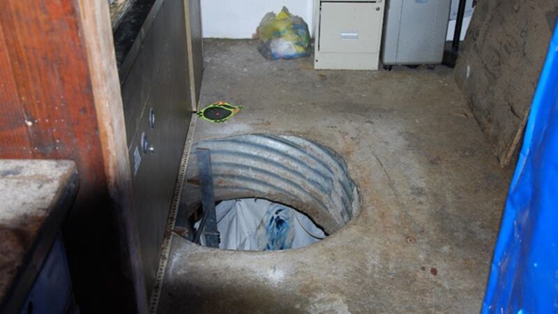 A picture of the man from Snohomish County's underground bunker, which he constructed in his...