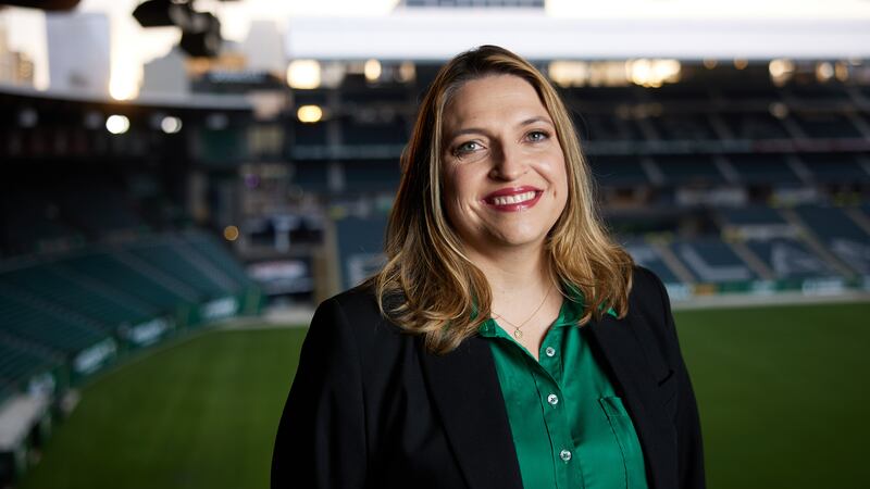 January 23 2023; Portland, OR, USA; Timbers and Thorns CEO Heather Davis at Providence Park.