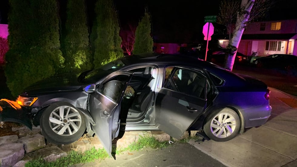 A car crashed after trying to avoid a stop by a Washington County sheriff's deputy early...
