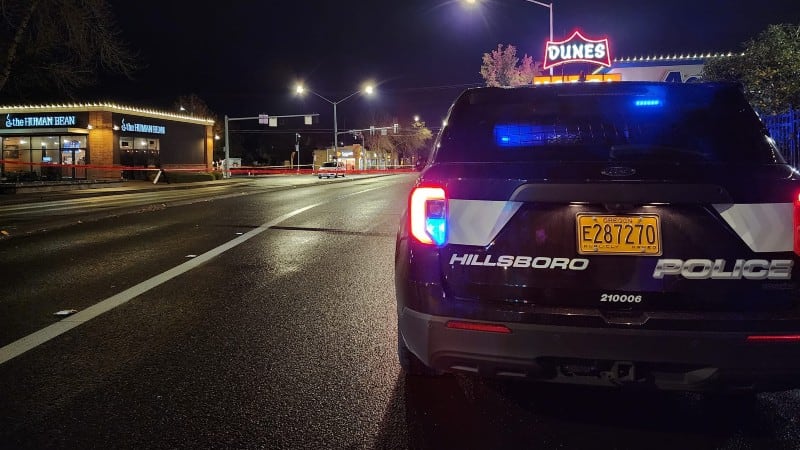 Hillsboro police have closed part of SE 10th Ave. for an investigation on Saturday morning.