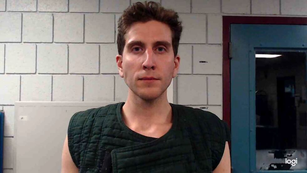 This photo provided by Monroe County (Pa.) Correctional Facility shows Bryan Kohberger. Arrest...