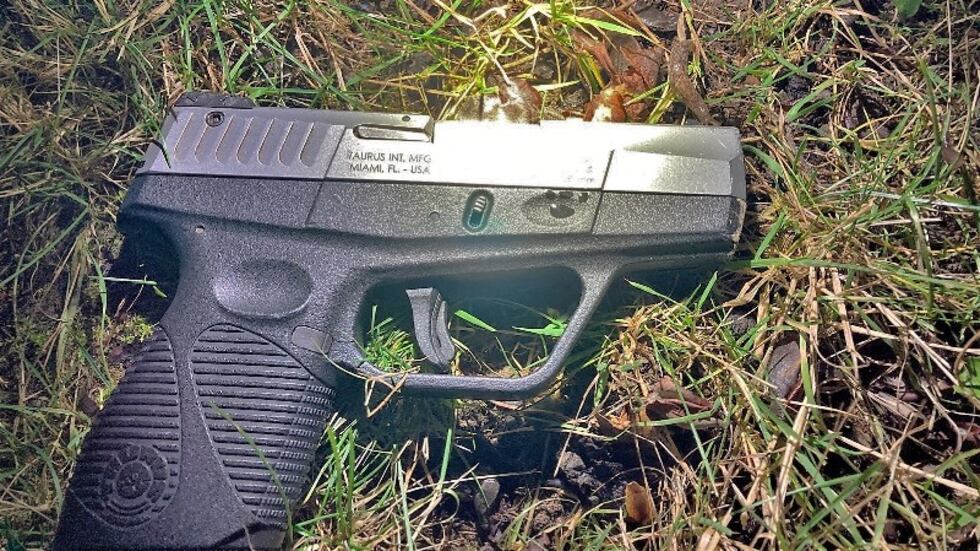 A gun found near a shooting at Franklin High School on Saturday night.