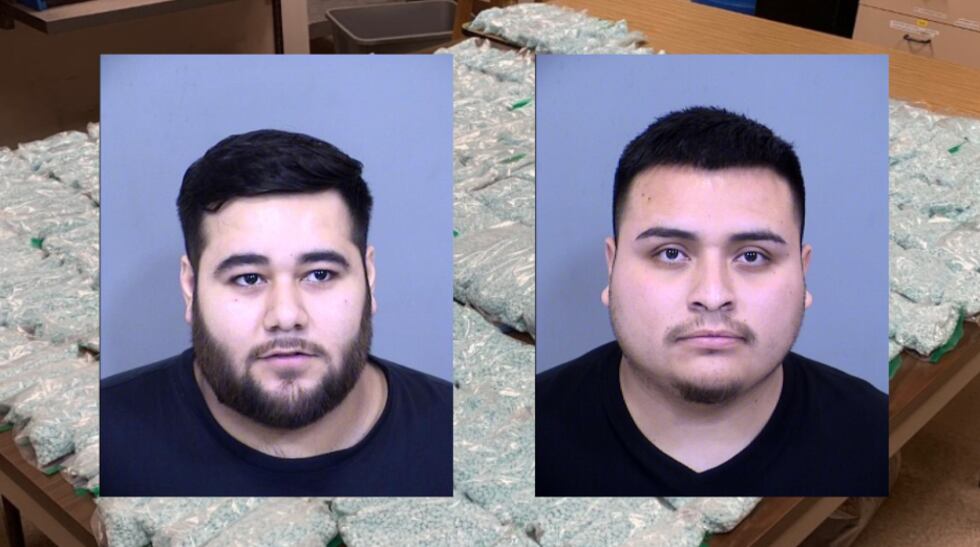 Authorities in Phoenix say two men have been arrested in a massive drug bust this week.