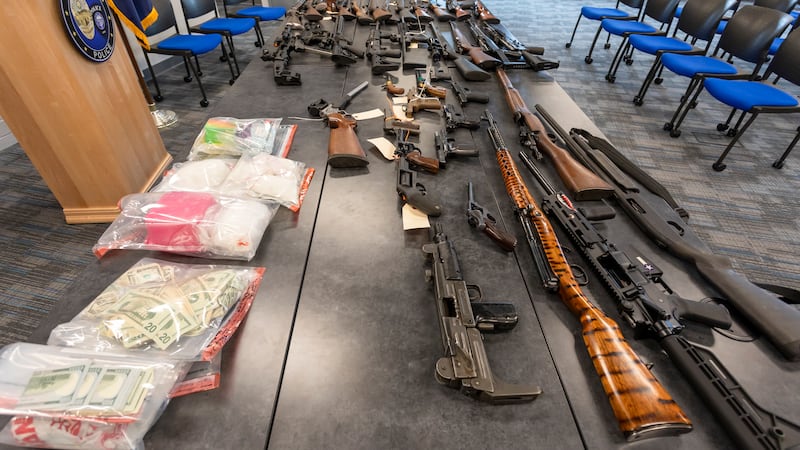 Drugs and guns seized by authorities