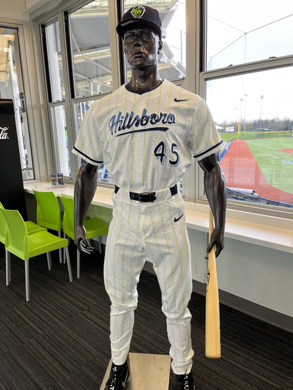 Hillsboro Hops uniform
