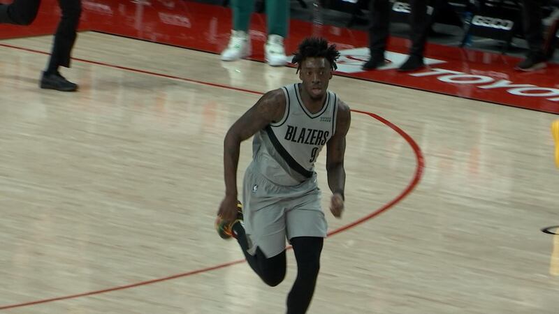 Blazers forward Nassir Little