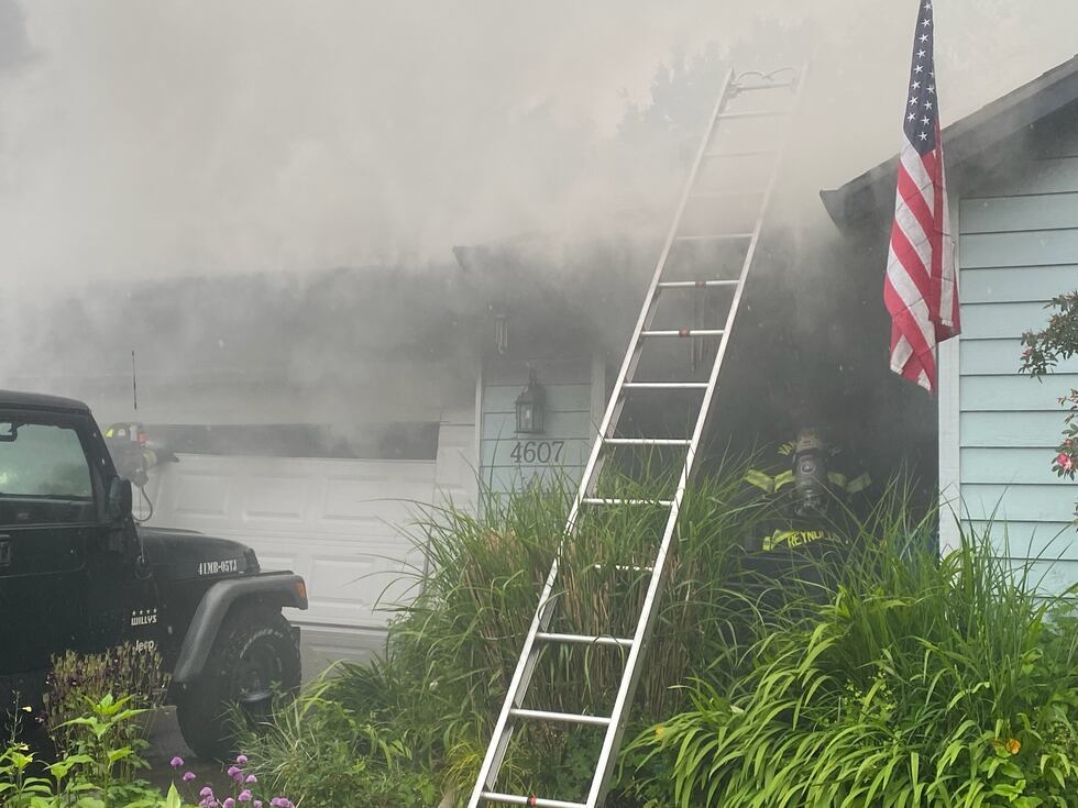A person was hurt in a house fire that displaced two people in Vancouver on June 2, 2014.