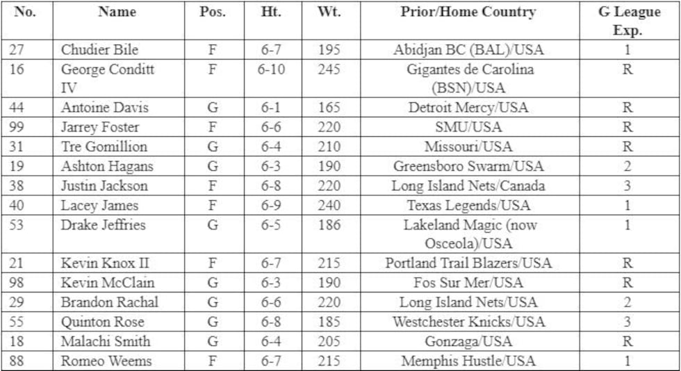 Rip City Remix reveal training camp roster.