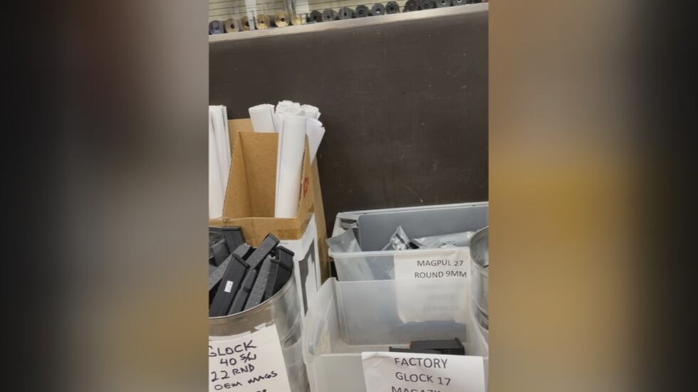 Alleged stockpile of high-capacity magazines at Gator's Custom Guns
