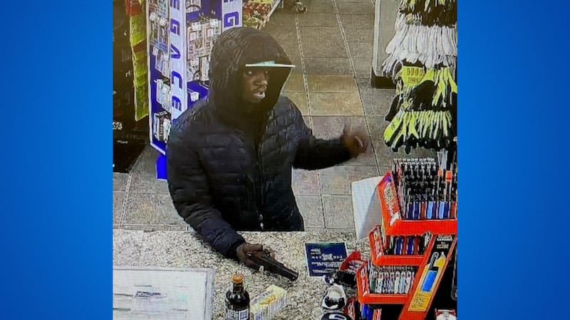 Woodburn police are asking for help identifying this armed robbery suspect.
