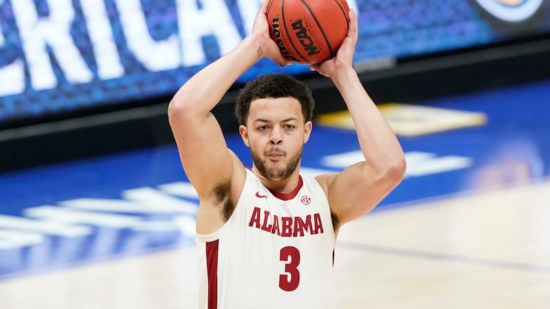 Alabama's Alex Reese plays against Tennessee during the NCAA college basketball Southeastern...