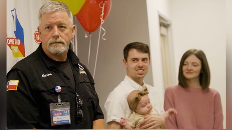 A truck driver helped a family with an infant after their car broke down in the scorching...